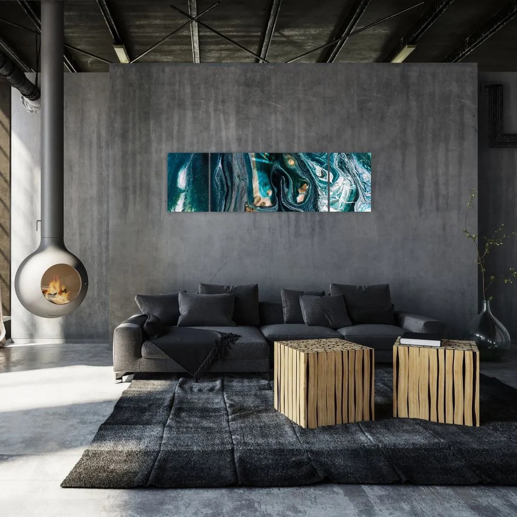 Obraz abstrakcji (170x50 cm)
