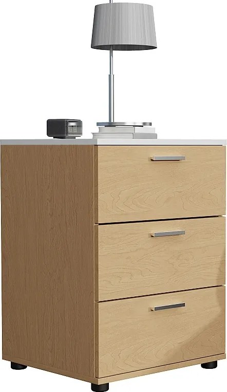 Drewniany stolik nocny szuflada Testalo