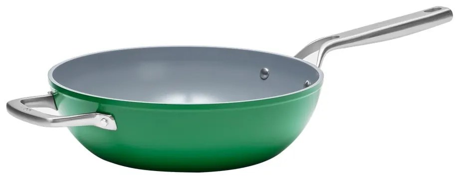 Patelnia z pokrywką/z powłoką ceramiczną wok ø 28 cm Meda 3.0 – FABINI