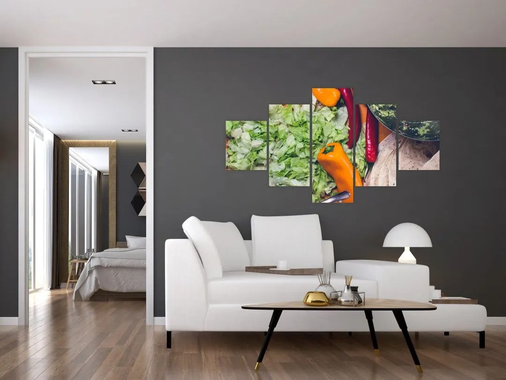 Obraz warzyw (125x70 cm)