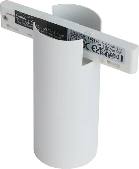 Nowoczesny reflektor biały do systemu szynowego 1-fazowego GU10 35mm - Slimline Nubee Honey