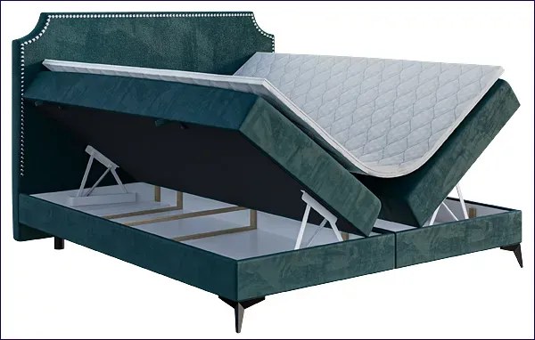 Kontynentalne łóżko boxspring 160x200 Selene mat