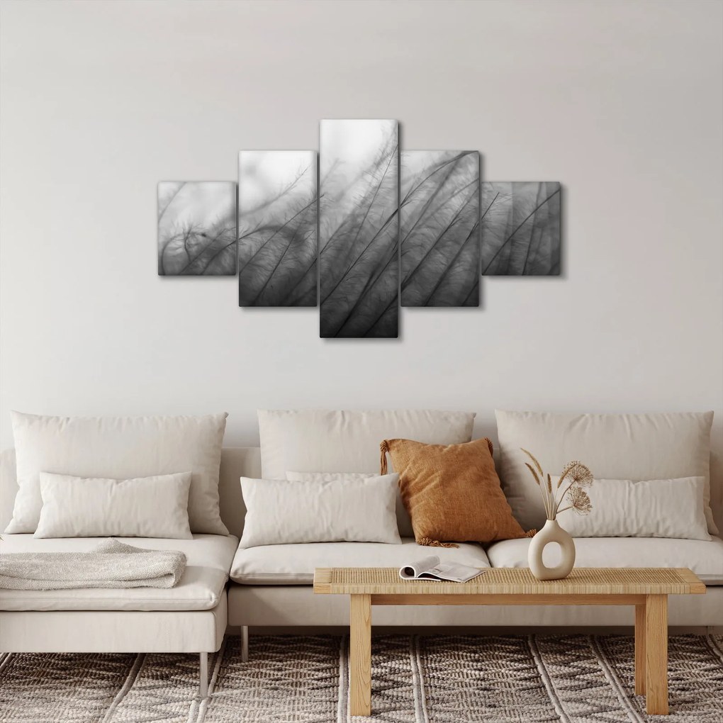 Obraz - Trawa na wietrze (125x70 cm)