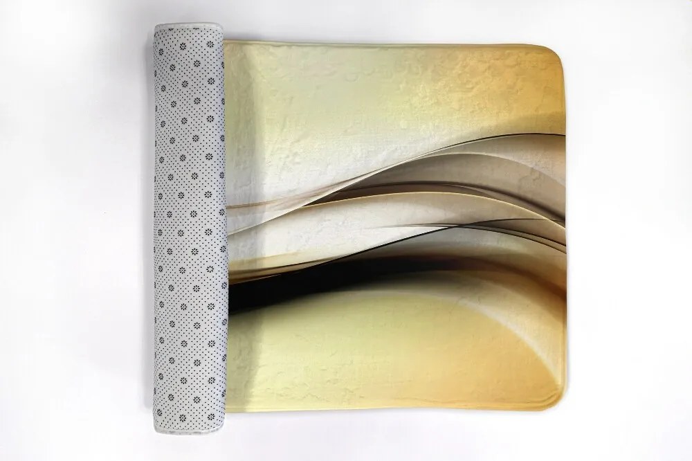 Dywanik łazienkowy Dywanik łazienkowy Złota Abstrakcja