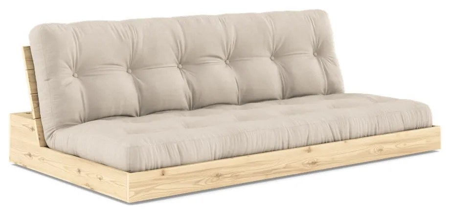 Beżowa rozkładana sofa 196 cm Base – Karup Design