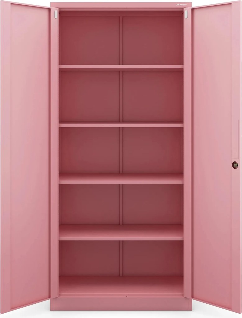 Szafa biurowa Fresh Style Jan H 90x40x195 cm pudrowy róż