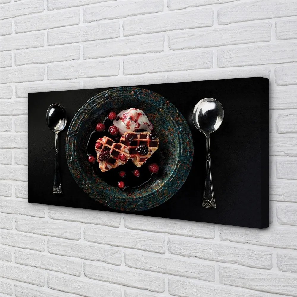 Obraz na płótnie Deser w Kształcie Serca
