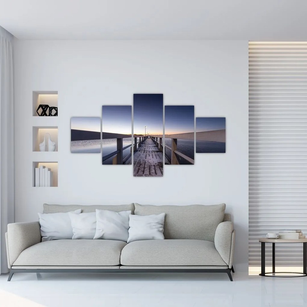 Obraz - Na molo (125x70 cm)