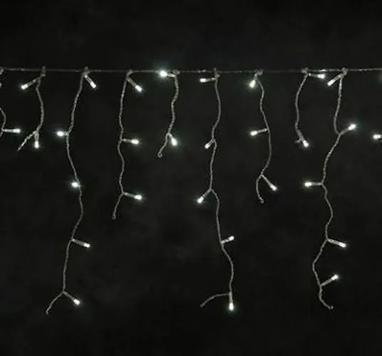 Świąteczny świetlny deszcz - 11,9 m, 600 LED, zimna biel