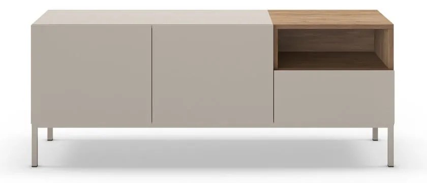 Kremowa szafka pod TV 140x55 cm Cailin – Marckeric