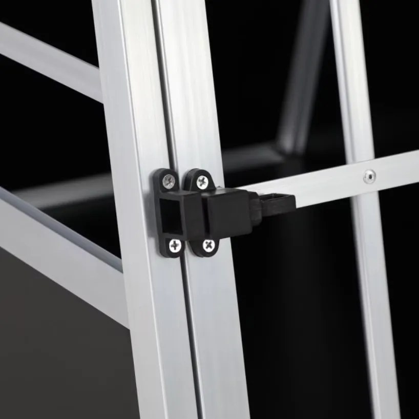 Transporter dla psa BRUNO, 89x70x51cm, srebrna/czarna Cadoca