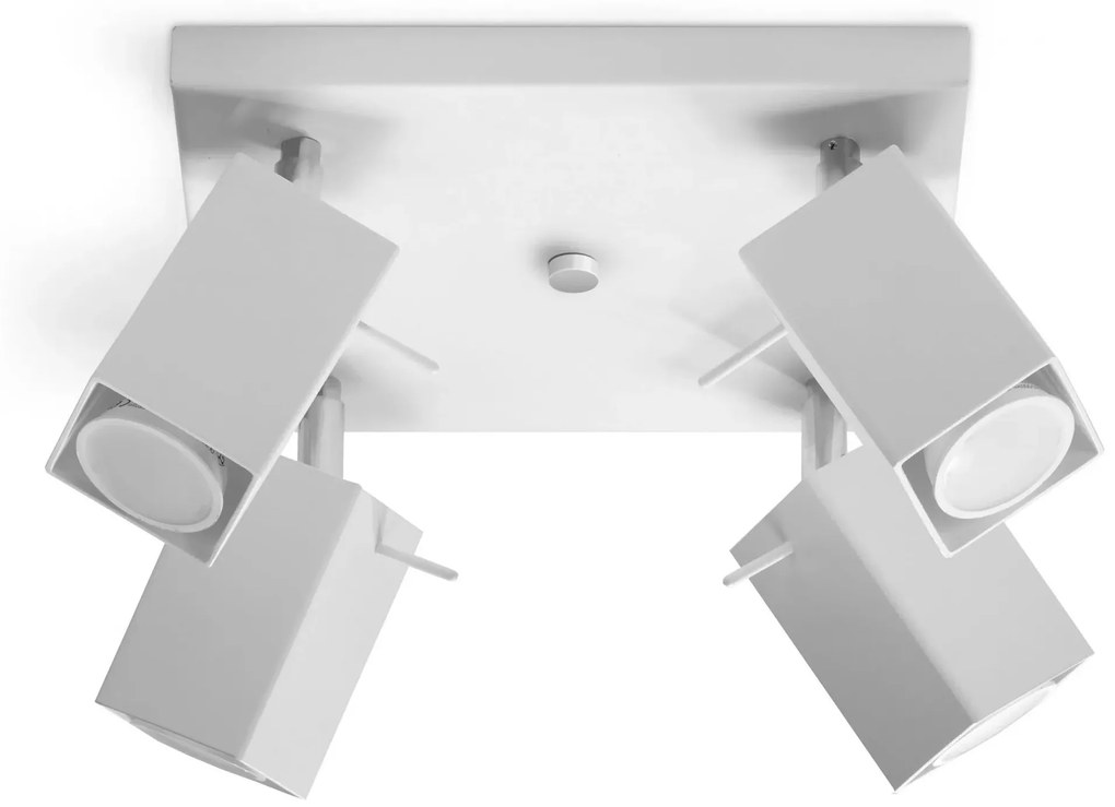 Kwadratowy plafon LED E789-Rexi - biały