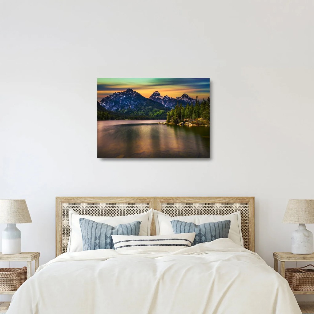 Obraz na szkle - Park Narodowy Grand Teton (70x50 cm)