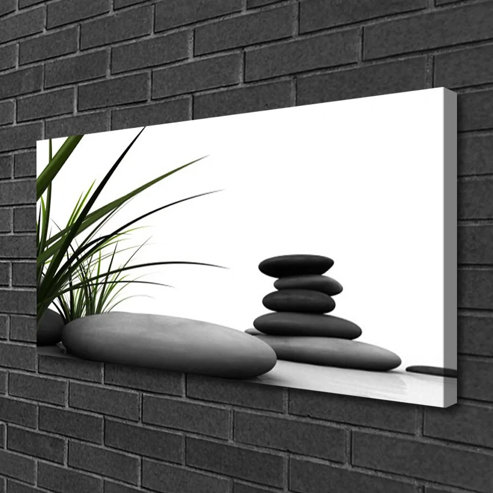 Obraz canvas Graficzny Motyw Trawy