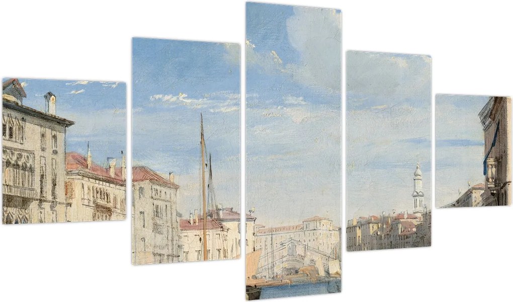 Obraz - Richard Parkes Bonington, The Grand Canal, reprodukcje (125x70 cm)