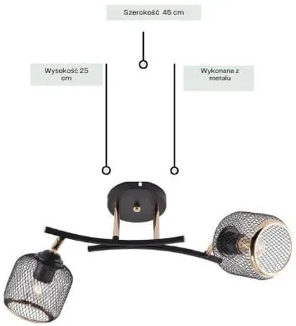 Nowoczesna lampa z dwoma kloszami - E1-Z29