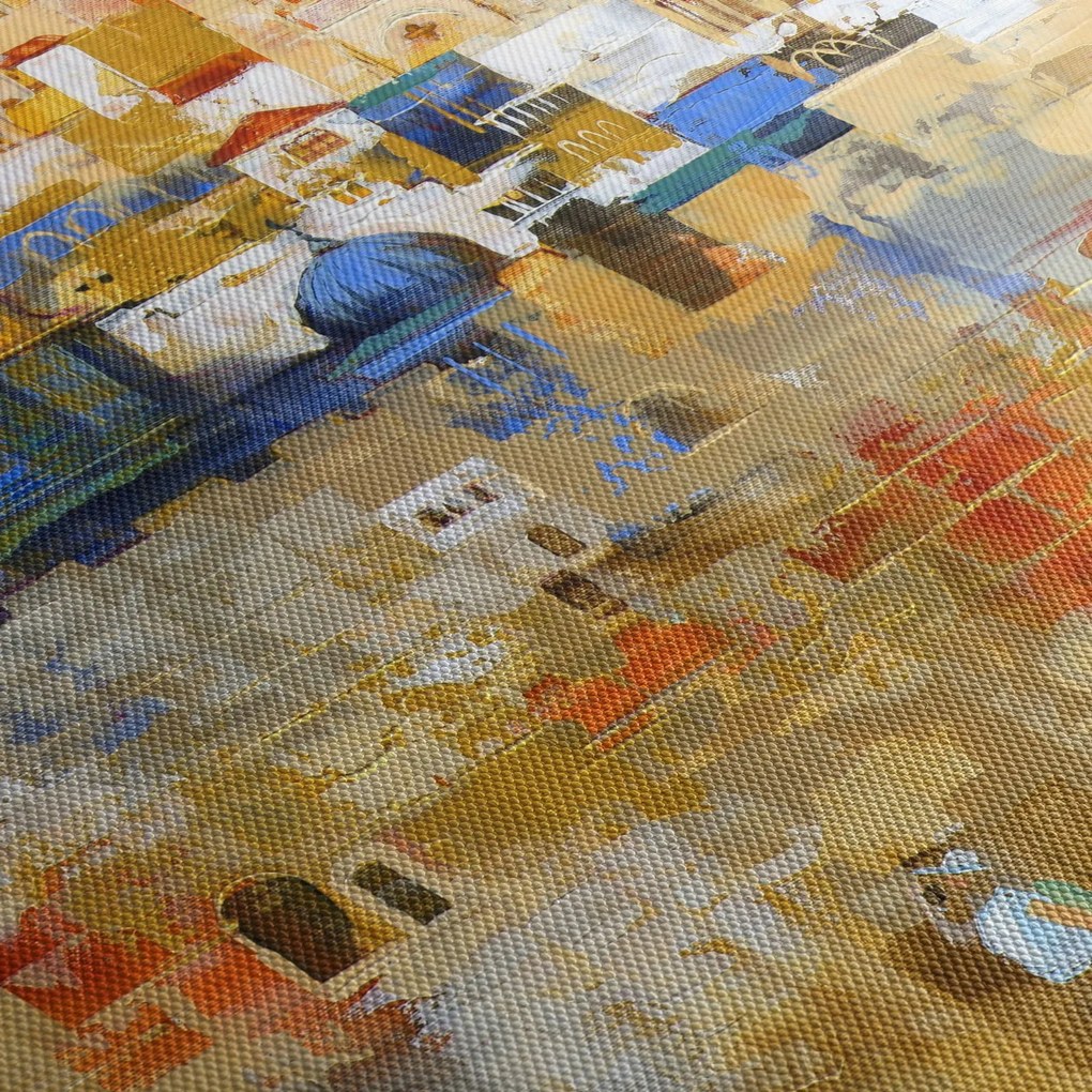 Obraz - Ściana płaczu, Jerozolima, Izrael (z zegarem) (90x30 cm)