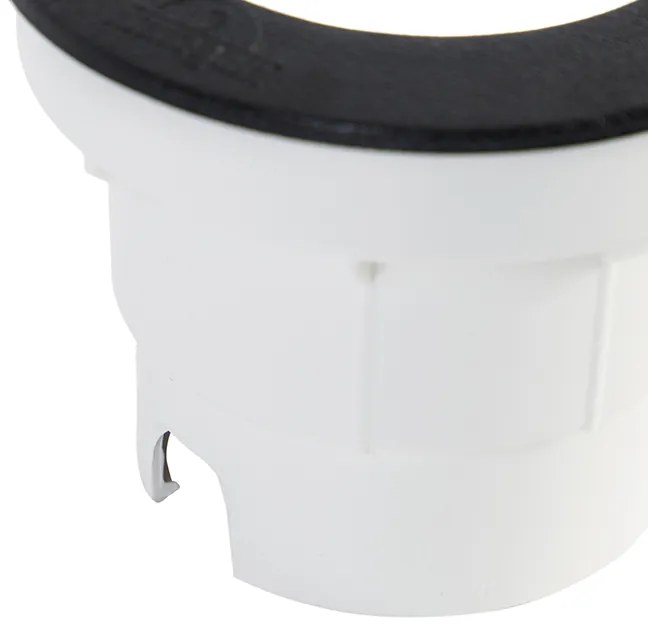 Zewnetrzna Nowoczesny zewnętrzny klosz do wkopania czarny w komplecie z LED IP67 - Ceci Nowoczesny Oswietlenie zewnetrzne