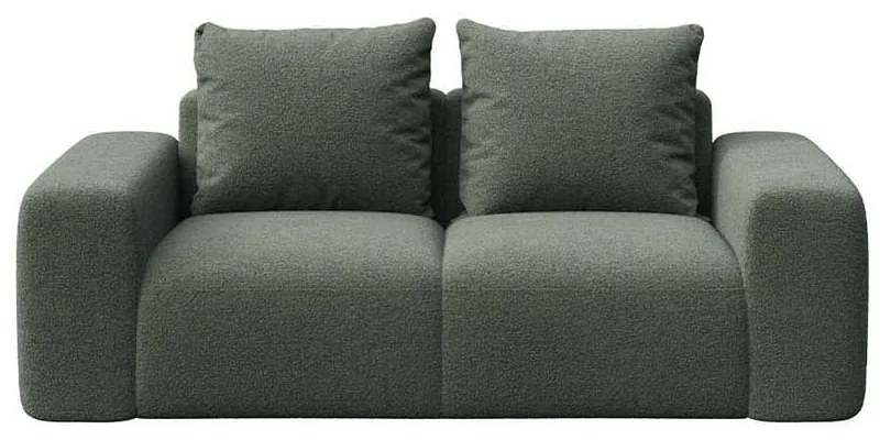 Zielona sofa z materiału bouclé 212 cm Monce – Rodier