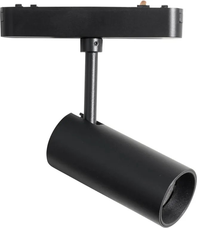Nowoczesny czarny reflektor do systemu szynowego jednofazowego 9W 3000K - Magnetic Gert