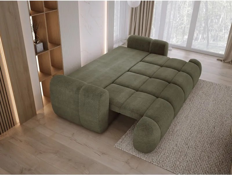 Sofa kanapa BOMO 3 osobowa z funkcją spania i pojemnikiem