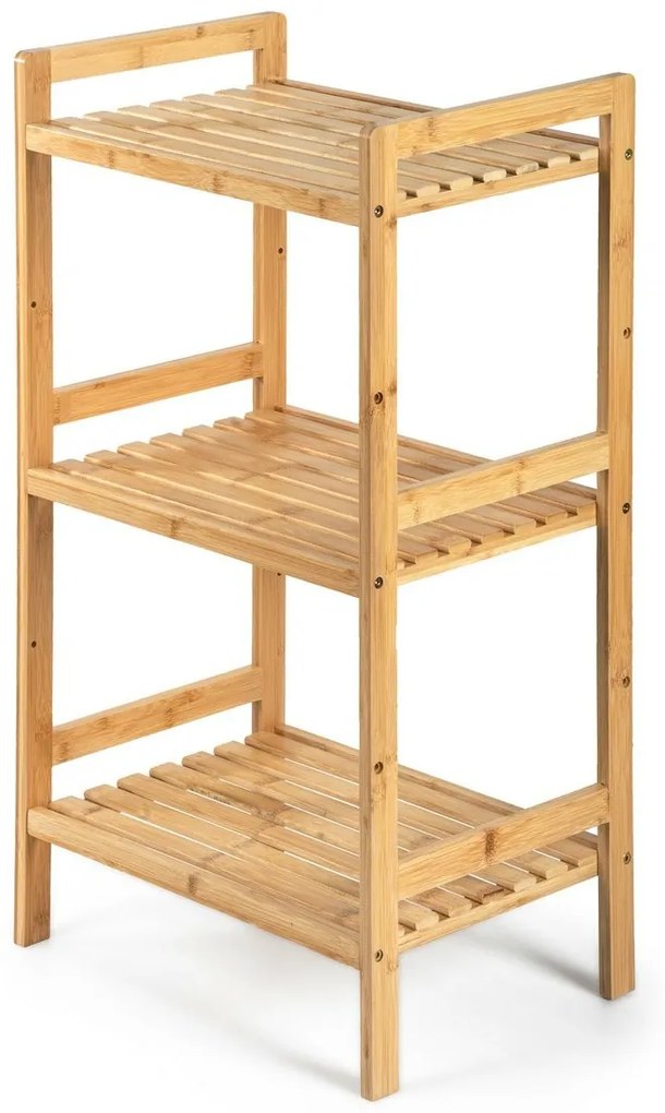 G21 Regał bambusowy, 3 półki, 3 piętra