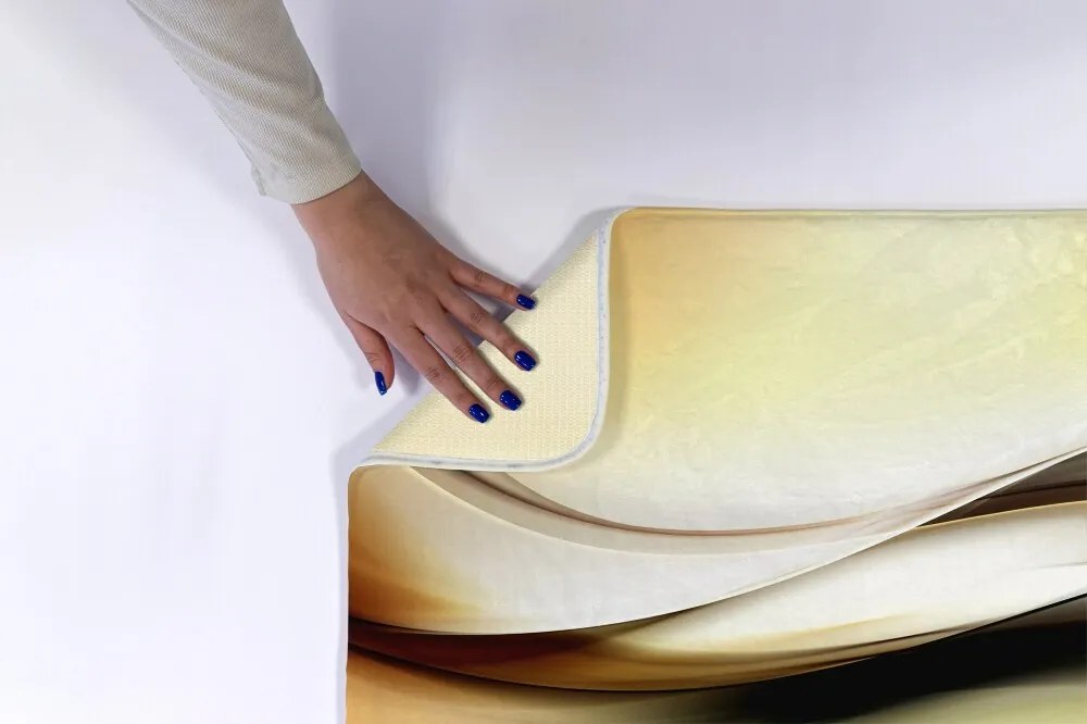 Dywanik łazienkowy Dywanik łazienkowy Złota Abstrakcja