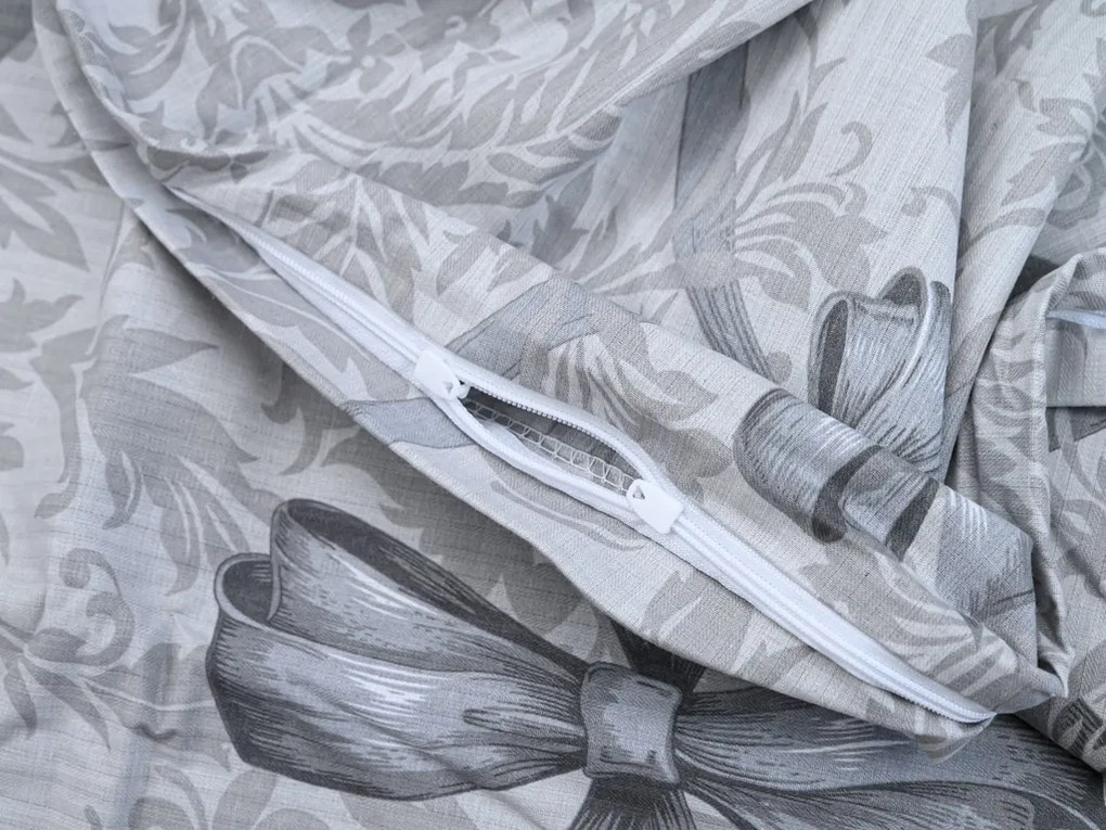 PrzytulneMieszkanie.pl PrzytulneMieszkanie.pl Pościel bawełniana HARMONY szara Rozmiar pościeli: 70 x 90 cm | 140 x 200 cm