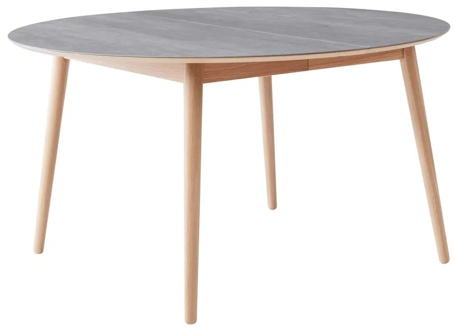 Okrągły rozkładany stół z ceramicznym blatem ø 135 cm Meza – Hammel Furniture