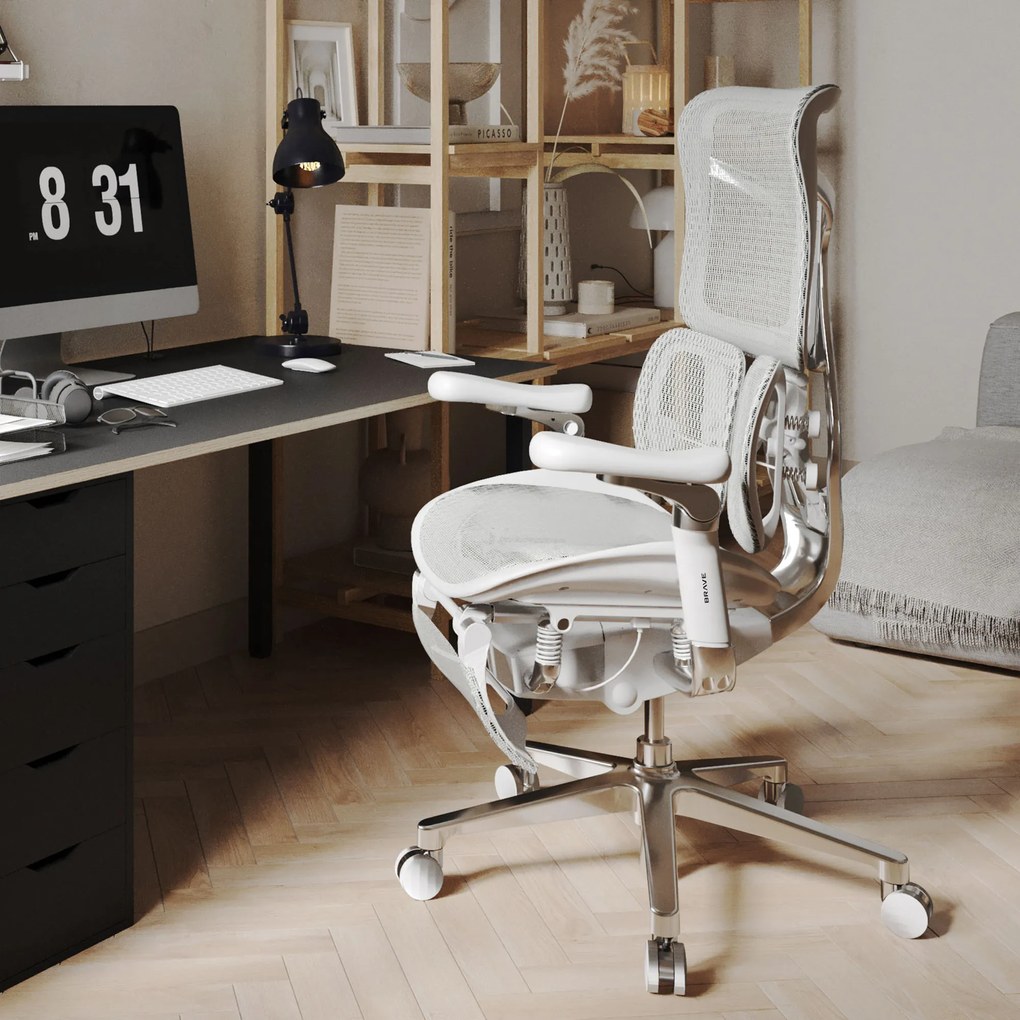 Fotel ergonomiczny szary V-Kinetic