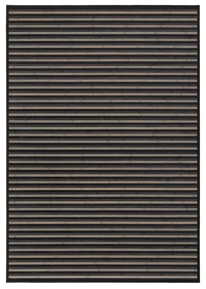 Szary bambusowy dywan 140x200 cm – Casa Selección