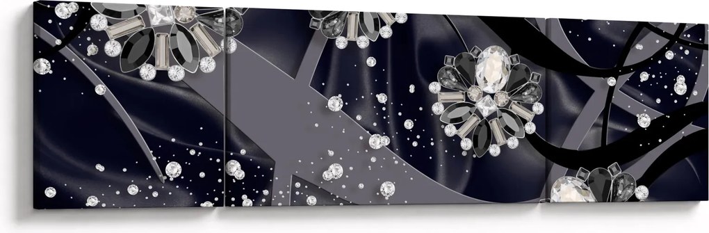 Obraz - Diamenty w pomieszczeniu (170x50 cm)