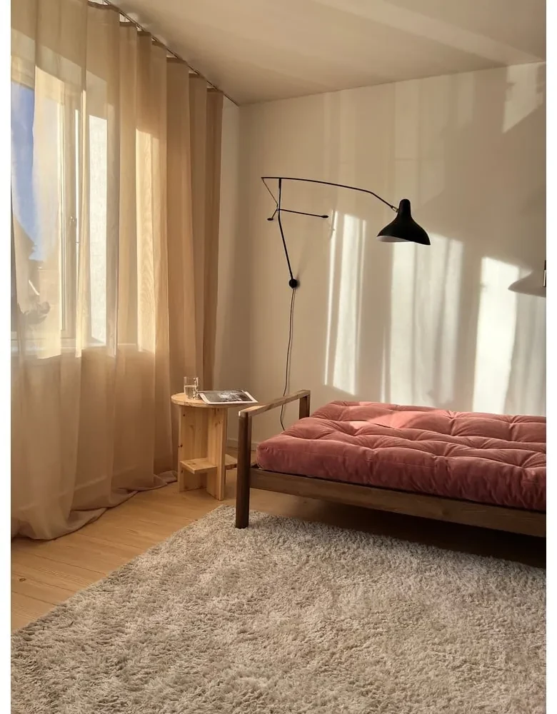 Żółta rozkładana sofa 205 cm Knob – Karup Design