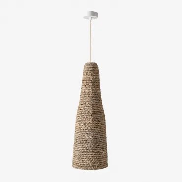 Lampa Sufitowa Jessica Naturalny - Biała & ↑75 Cm Jessica - Sklum