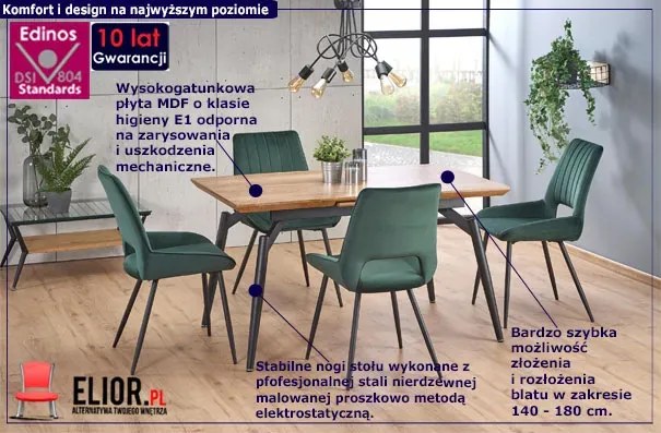 Industrialny stół rozkładany P9-L58