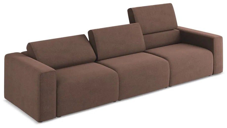 Różowa sofa modułowa 314 cm Kalea – Makamii