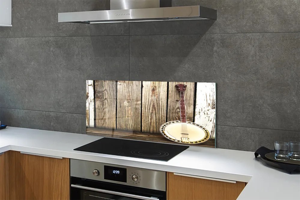 Szklany Panel Hawajskie Brzmienie Ukulele