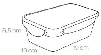 Tescoma Pojemnik FRESHBOX 1,0 l, prostokątny, 1 l