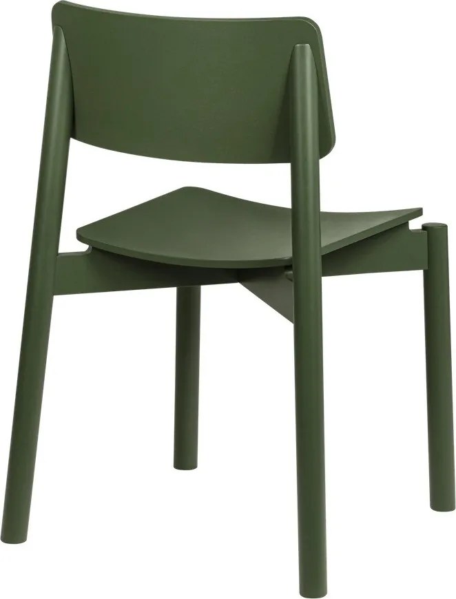 Zielone krzesło sztaplowane Wem – noo.ma