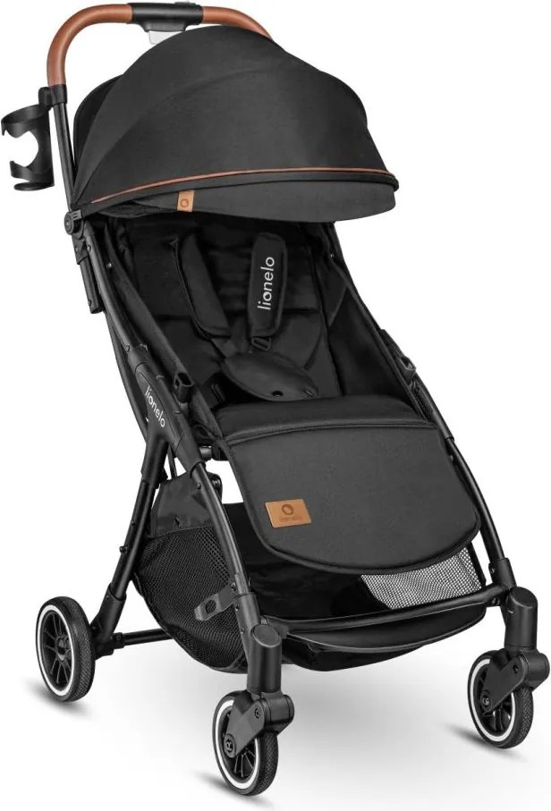 Lionelo - Wózek spacerowy JULIE ONE Czarny