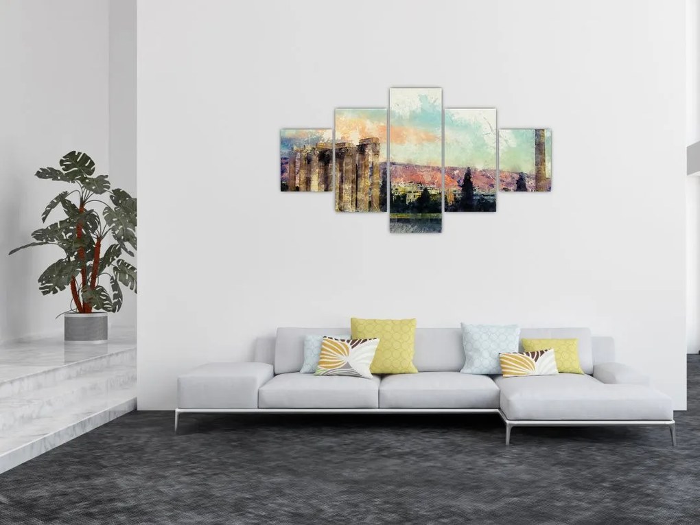 Obraz - Akropol, Ateny, Grecja (125x70 cm)