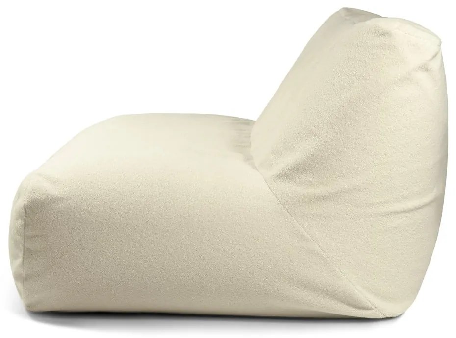 Kremowy worek do siedzenia z materiału bouclé Sofa Tube 160 – SLOWDOWN