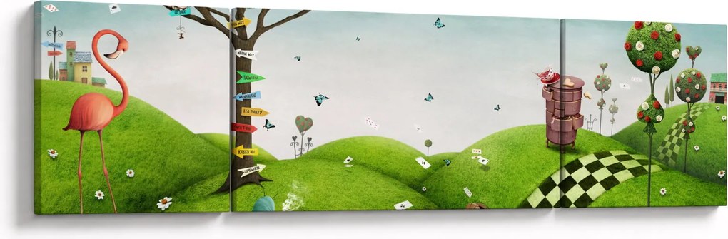 Obraz wspaniałego krajobrazu (170x50 cm)