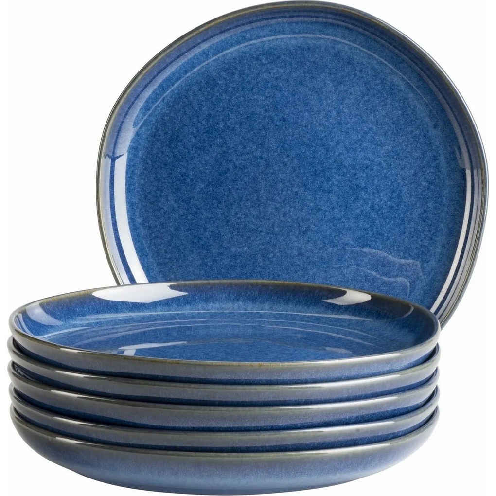 Mäser Zestaw talerzy deserowych Cordelia RoyalBlue 22 cm, 6 szt.