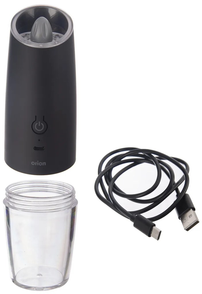 Orion Akumulatorowy młynek do przypraw z oświetleniem LED, 20 cm