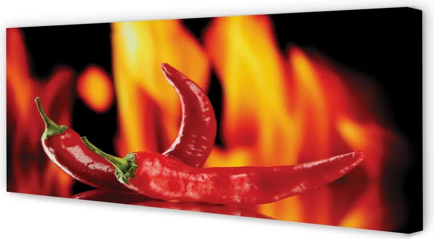 Fotoobraz na płótnie Piekielnie Ostre Papryczki