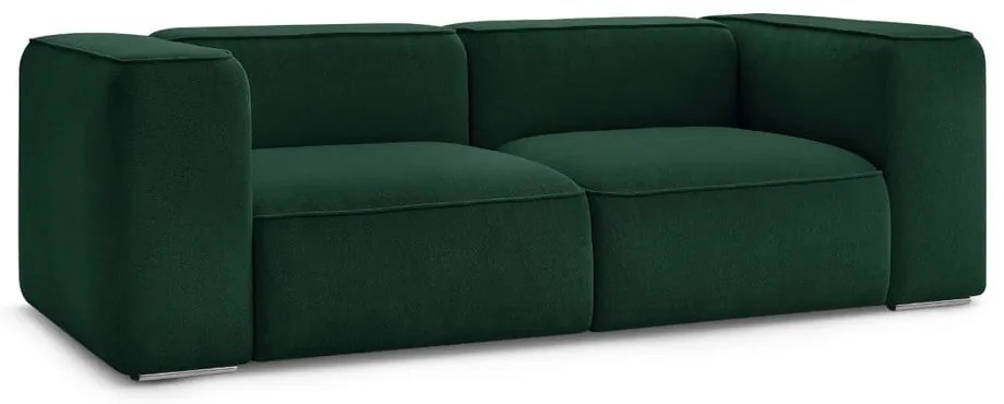 Ciemnozielona sofa 255 cm Zephyr – Bobochic Paris