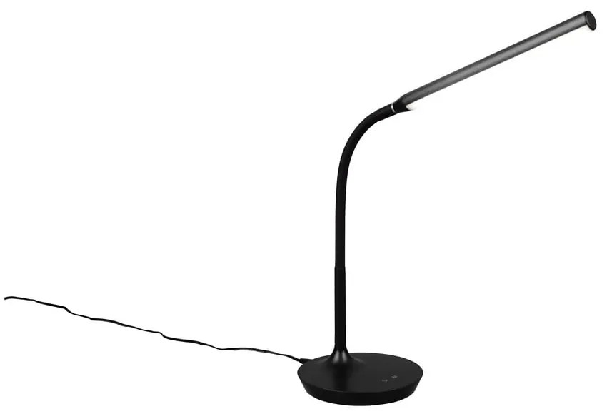 Czarna lampa stołowa LED (wys. 38 cm) Toro – Trio