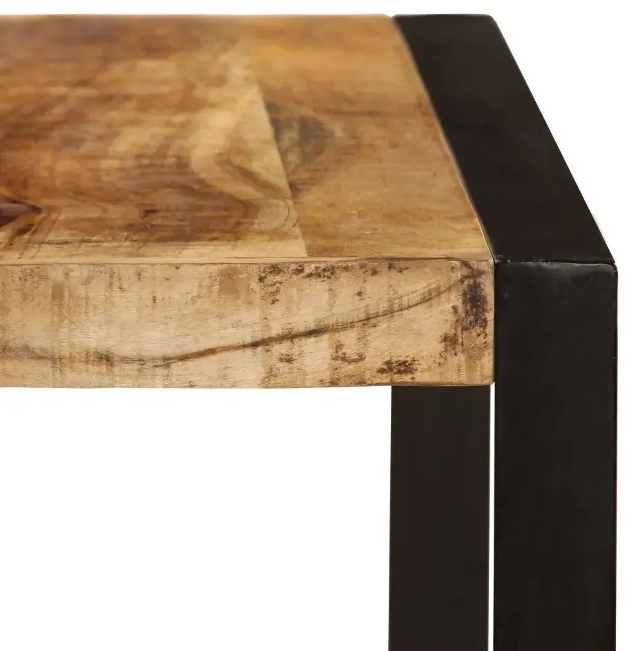 Industrialny stół z drewna mango 90x180 - Fulo 4X