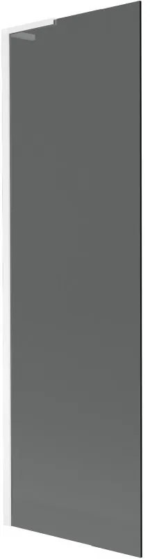 Mexen Next L parawan nawannowy 1-skrzydłowy 60 x 150 cm, grafit, biały - 895-060-000-03-40-20